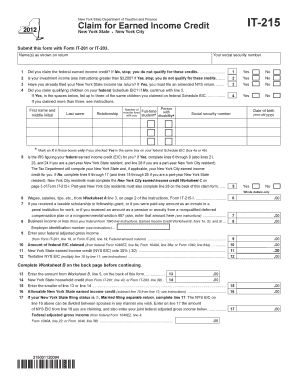 It 215 Form