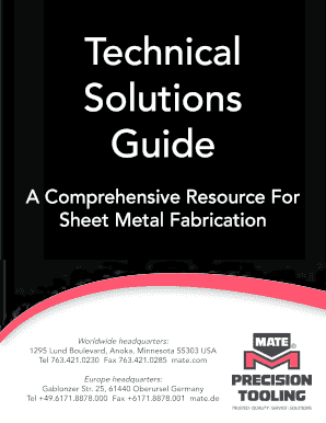 Mate Technical Solutions Guide Form