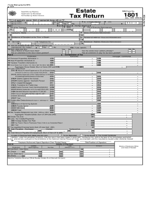 Bir Form 1801 January Excel