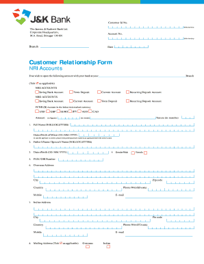 Jk Bank Account Opening Form