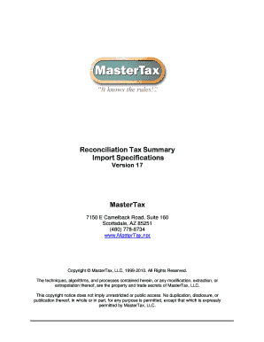 Mastertax Rts Wage Specs  Form