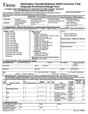 Enrollment Change Form