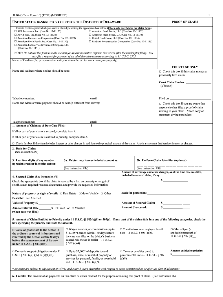 503 B 9 Blank Form 2011-2023