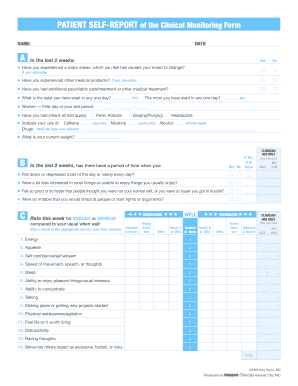 Clinical Monitoring Form