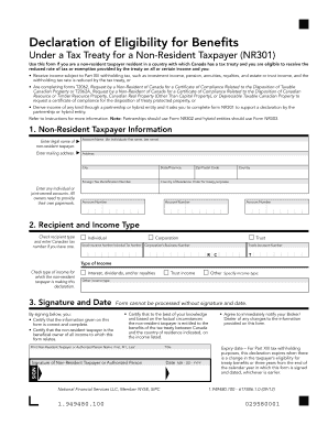 Tax Benefits  Form