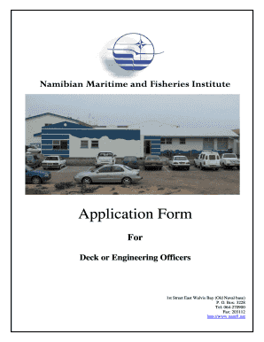 Namfi Application Form PDF