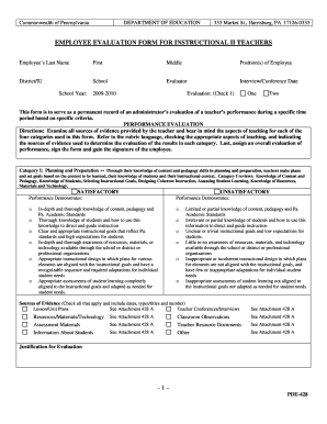 Pde 428 Form