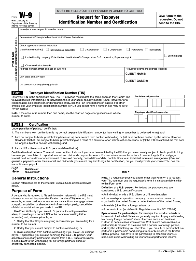 Get and Sign Illinois W 9 Form 2011-2022