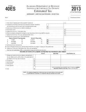 Alabama Tax Forms Printable