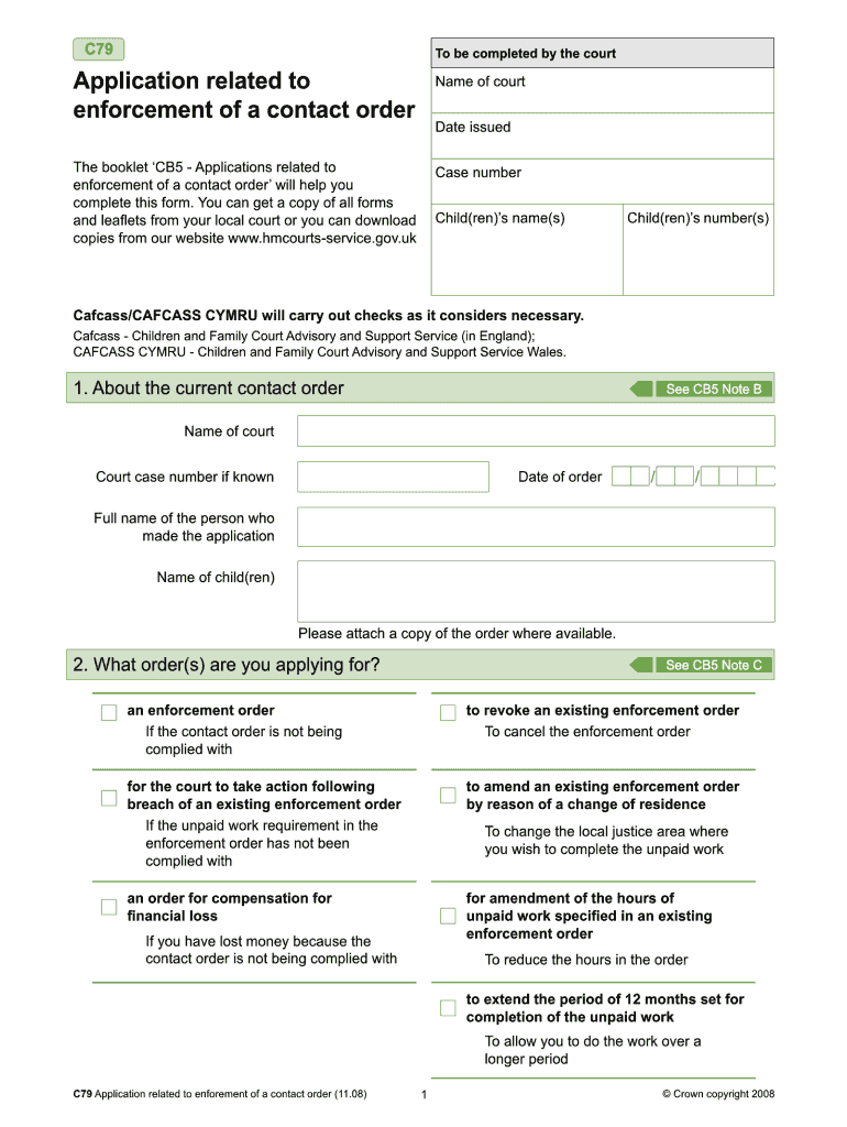  C79 Form 2008-2024