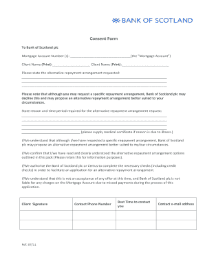 Halifax Occupiers Consent Form