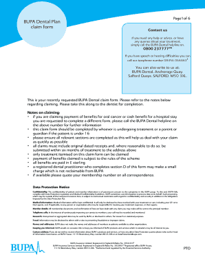 Bupa Reimbursement Form