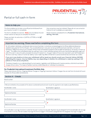  Prudential Withdrawal Online 2013-2024