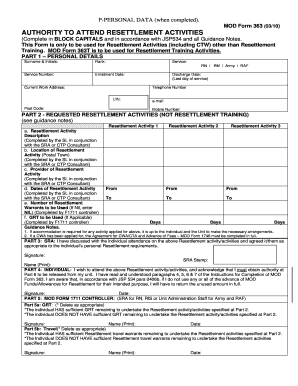 Mod Form 363t