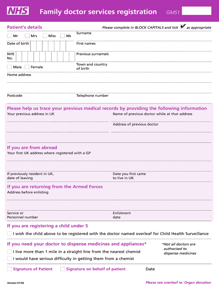  Editable Gms1 Form Download 2002