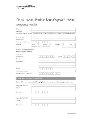 Clerical Medical Distribution Bond  Form