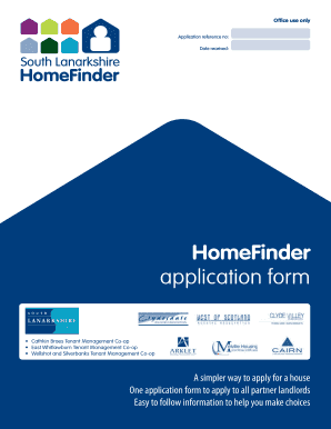 Clyde Valley Housing Application  Form