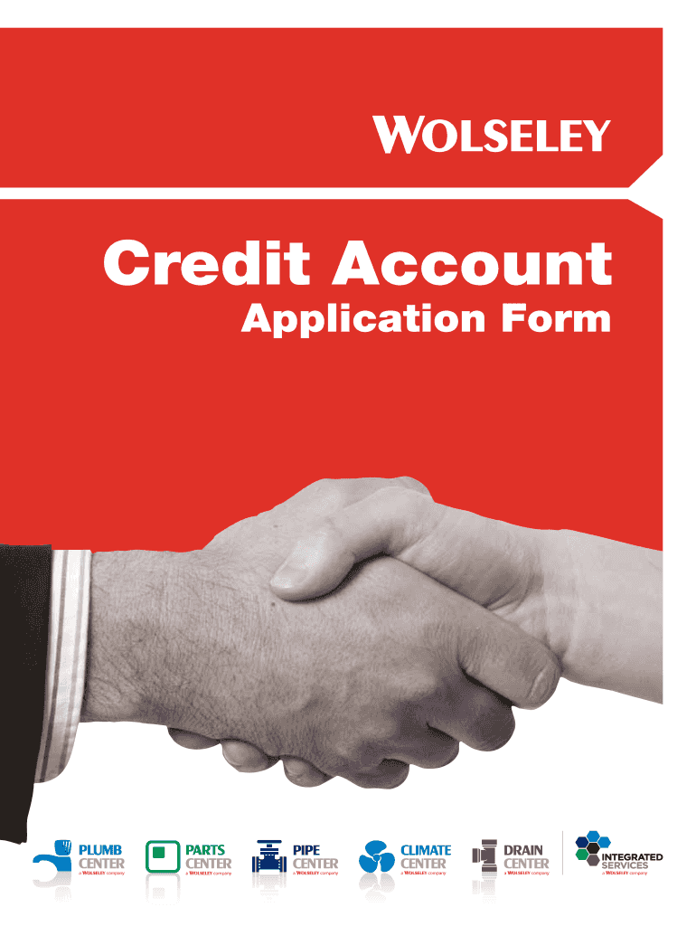 Get and Sign Wolseley Accounat Form