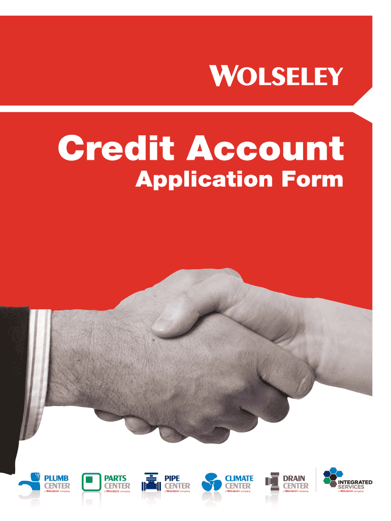 Wolseley Accounat Form