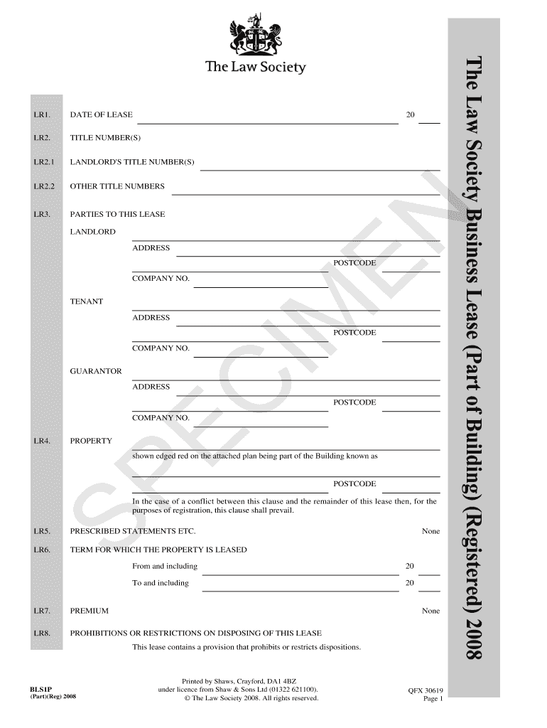 DATE of LEASE  Form