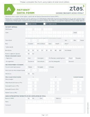 Ztas Registration Form