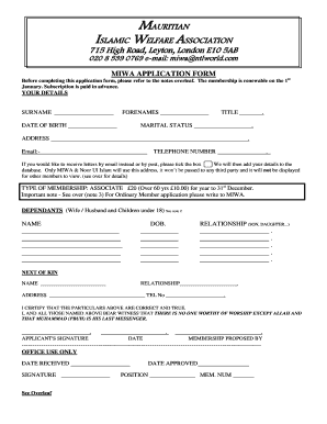 Miwa Application Form E10 5ab