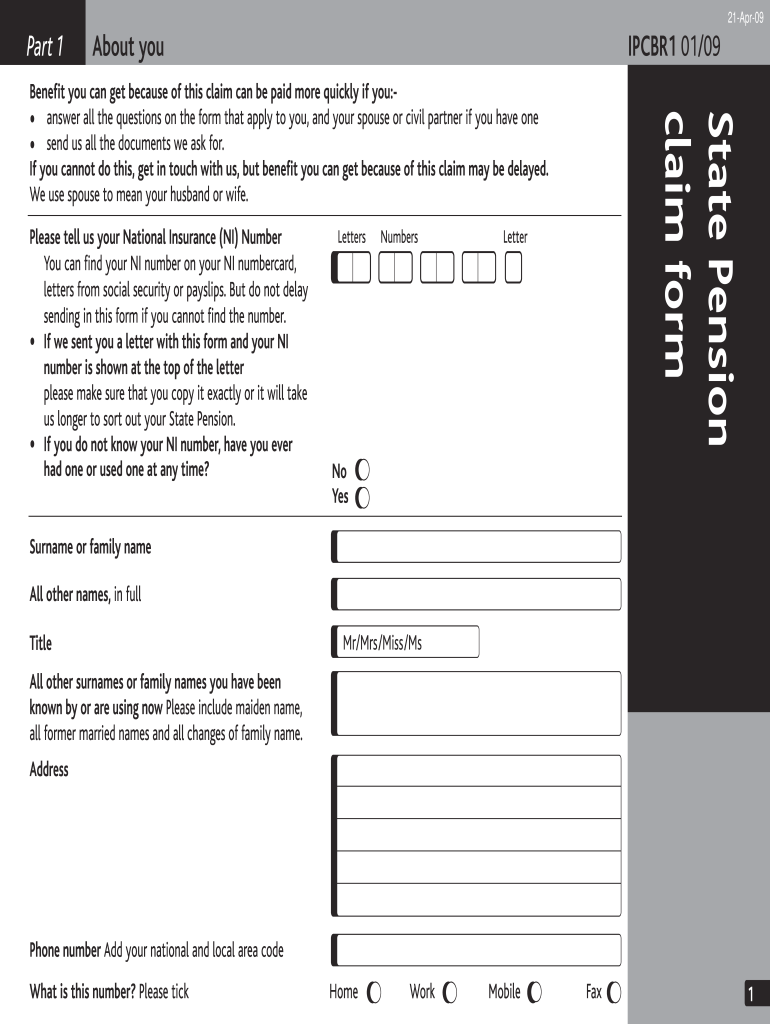  Ca5403 Form 2009