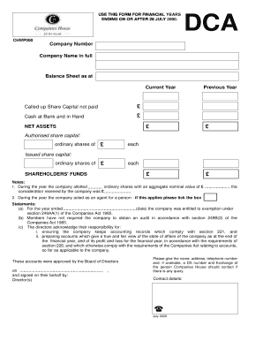 Cic Dormant Accounts Template  Form