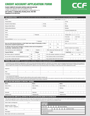 Ccf Application Form