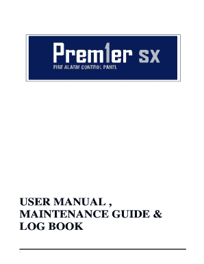 Premier Sx Fire Panel  Form