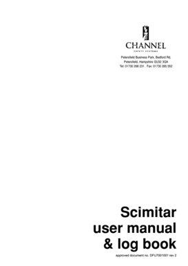 Scimitar Fire Alarm Panel Manual  Form