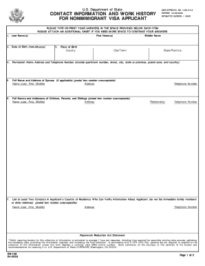 Omb Approval No 1405 0144 Form