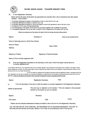 Craven League Form