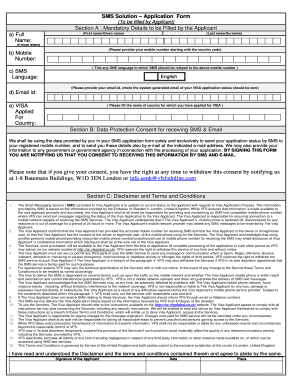 Sweden Visa  Form