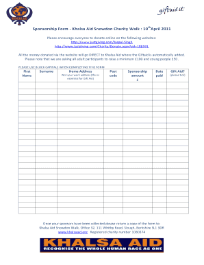 Khalsa Aid Joining Form