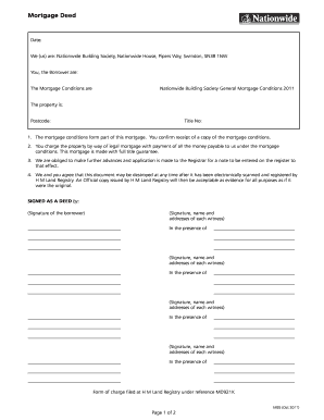  Signed Mortgage Deed Example Nationwide 2011-2024