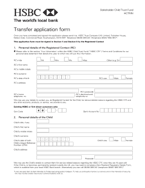 Hsbc Standing Order Form PDF