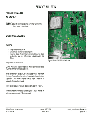 Xerox Phaser 7800 Service Manual  Form