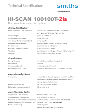 Hi Scan 100100t  Form