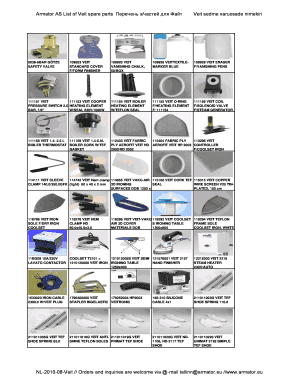 Veit Parts  Form