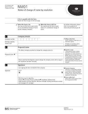 File Online Nm01 Form