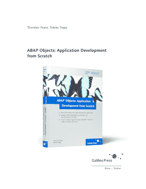 Abap Objects Application Development from Scratch PDF Form