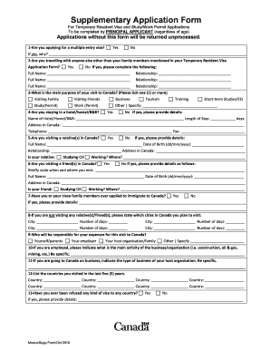 Supplementary Form