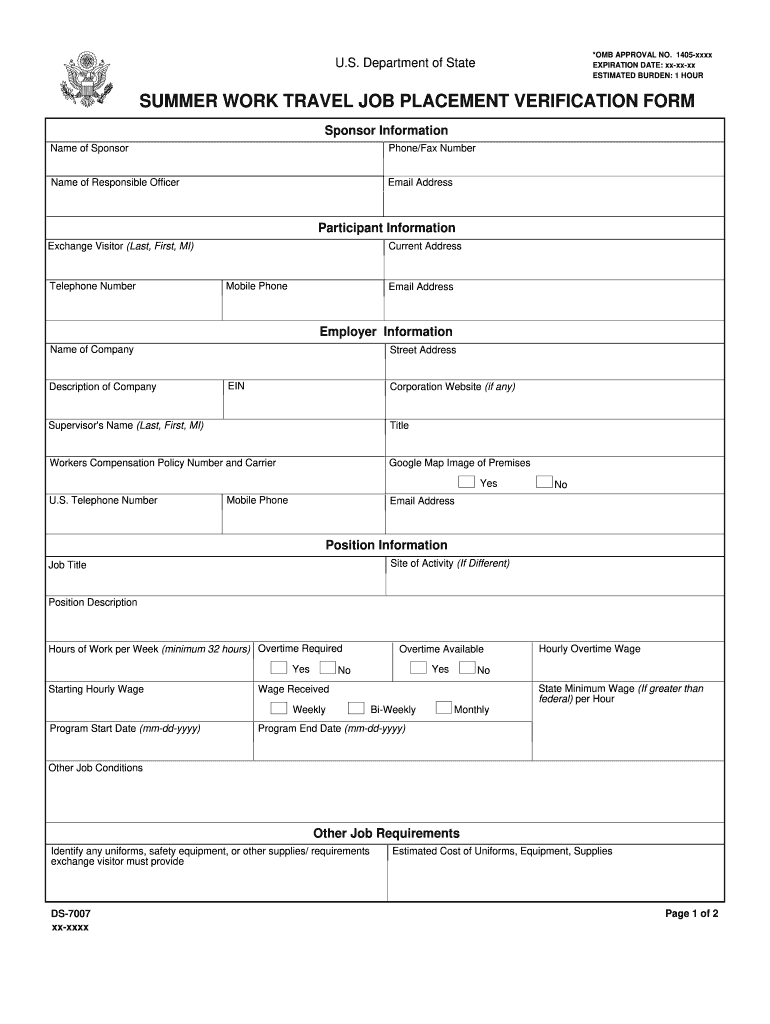 Ds7007  Form