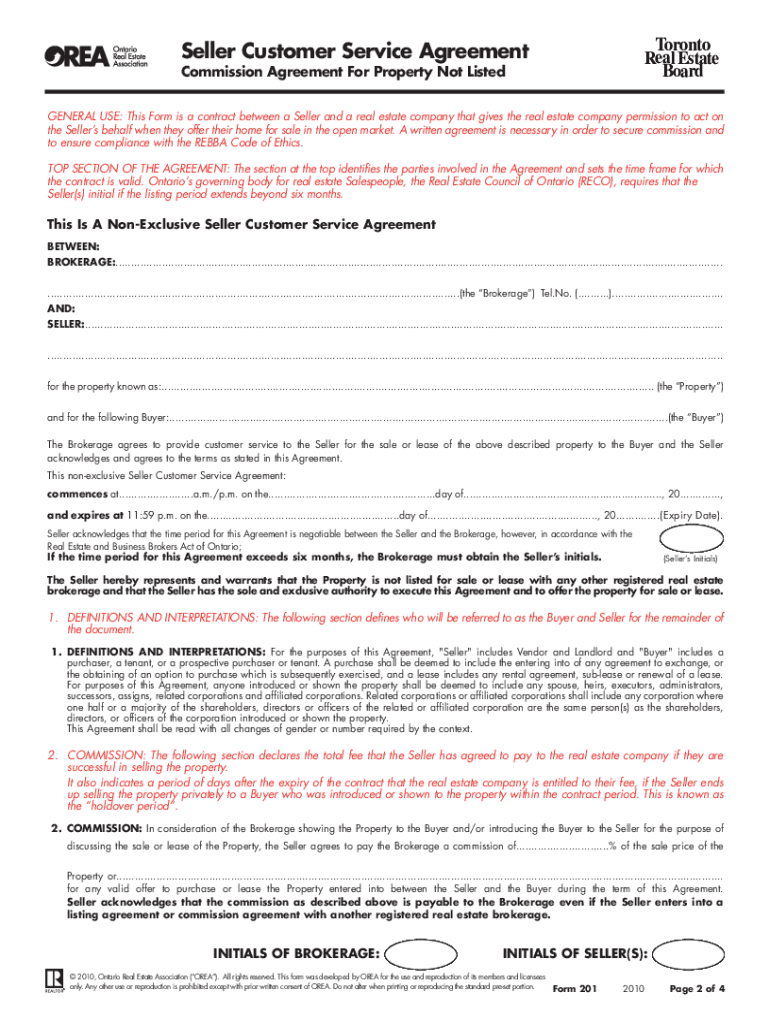 Orea Form 101