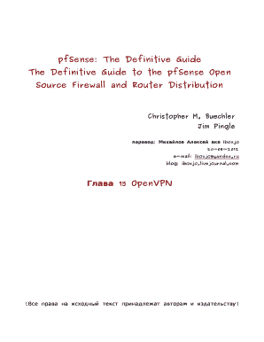 Pfsense Book PDF  Form