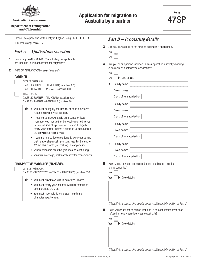 Form 47sp