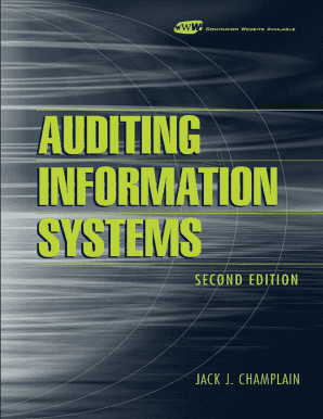 Auditing Information Systems Jack J Champlain