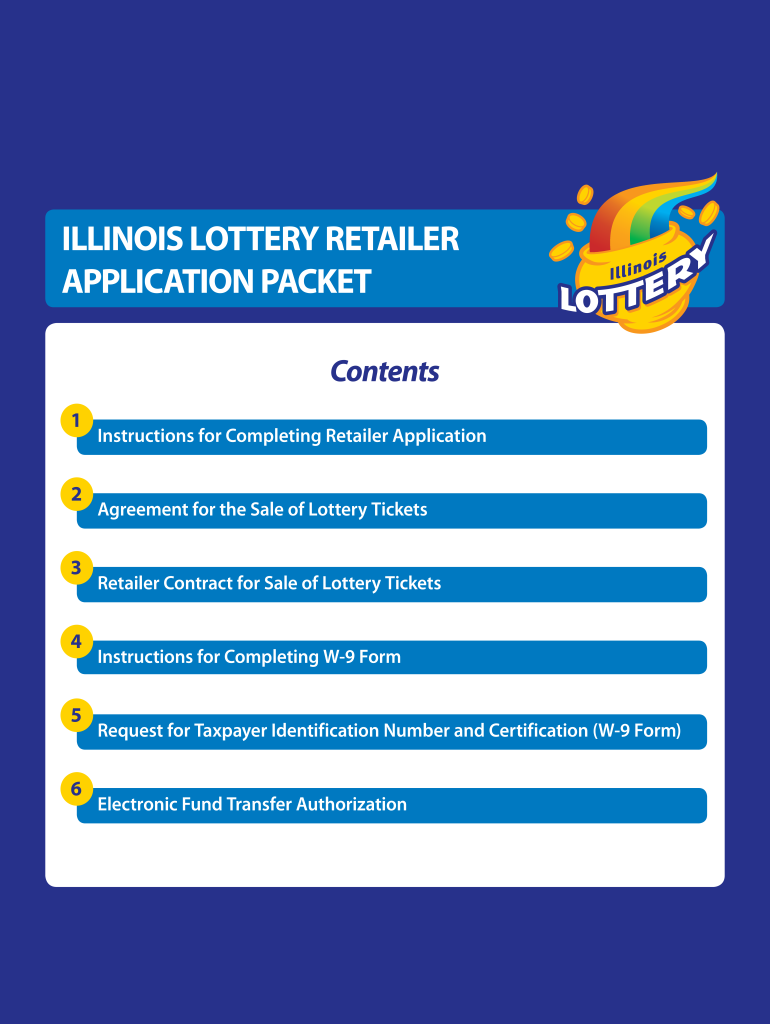 Illinois Lottery Application  Form