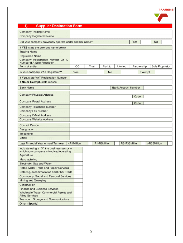 Transnet Jobs  Form